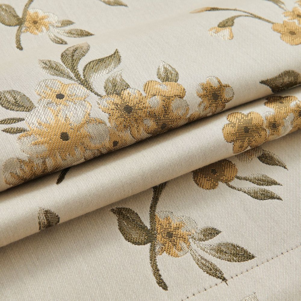 Florence Cherry Floral Room Darkening Curtains
