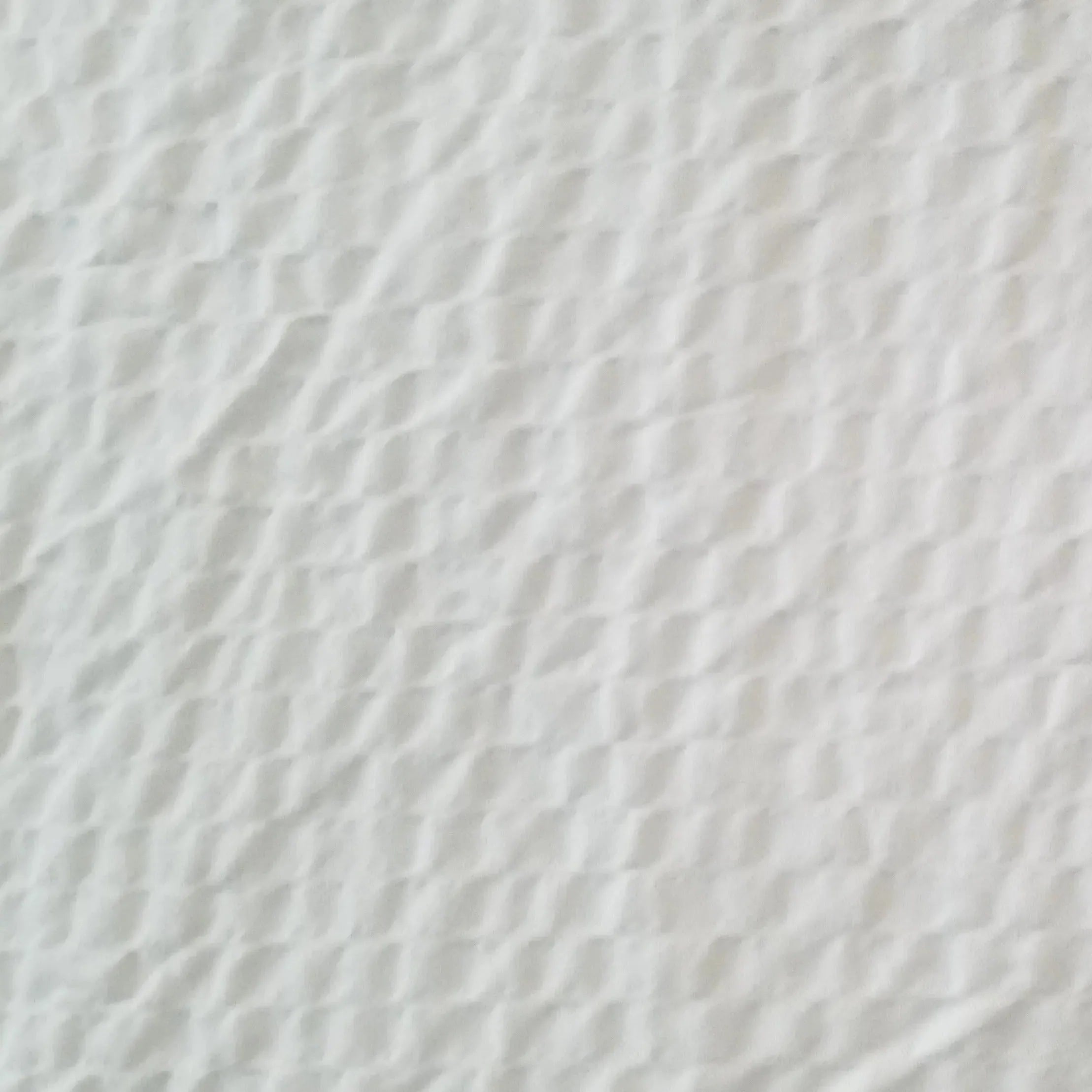 Jacquard Crinkle Weave 100% Polyester White Top Sheet 2 PK-1