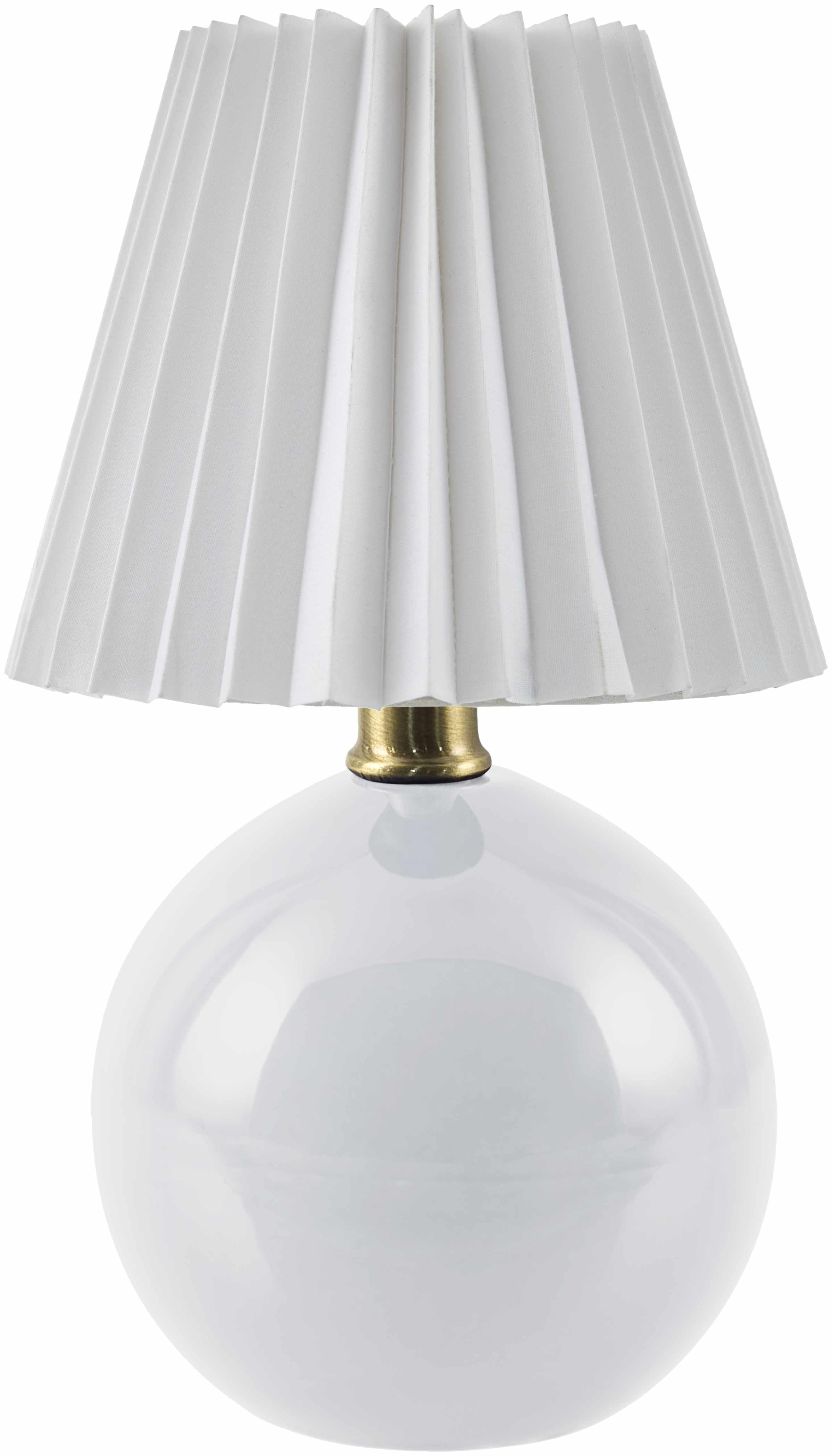 Granjenal Shiny White Ceramic Table Lamp-0