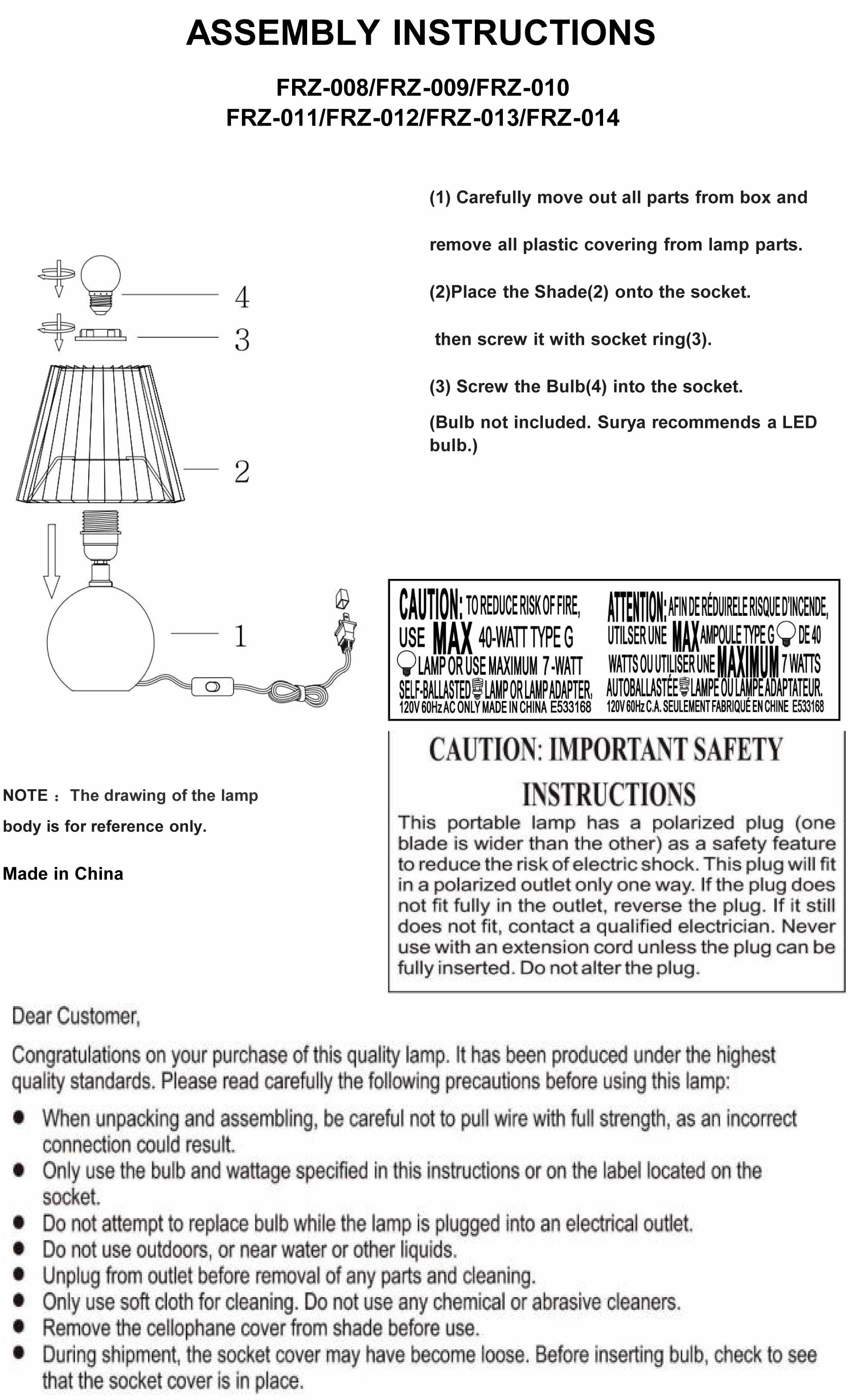 Granjenal Blue Ceramic Table Lamp-4