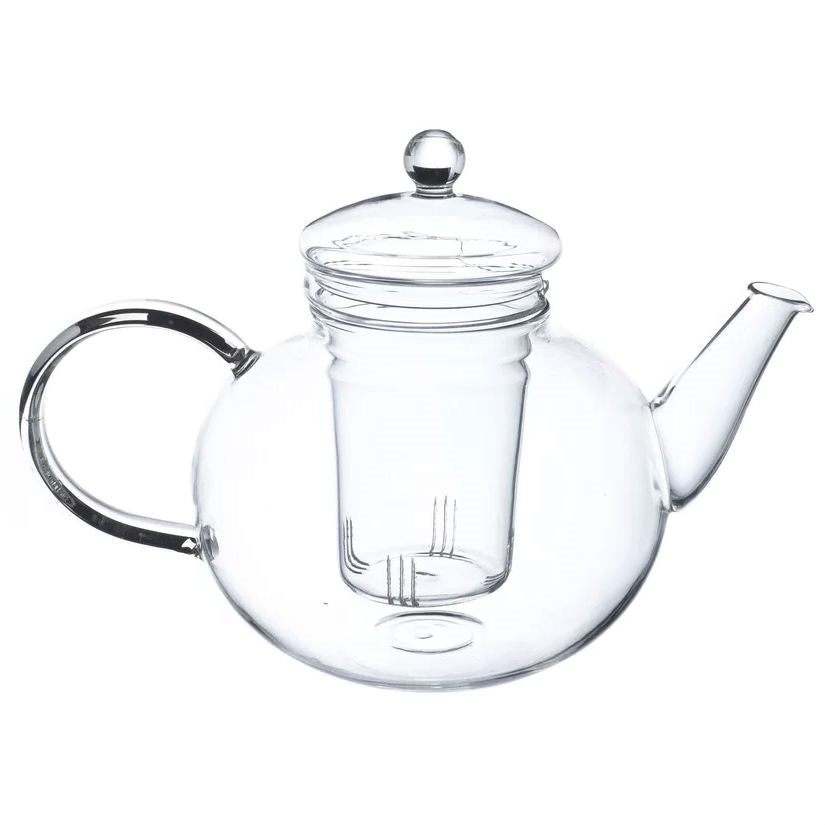 Borosilicate Glass 1.32 Quart Teapot with Removable Infuser-0