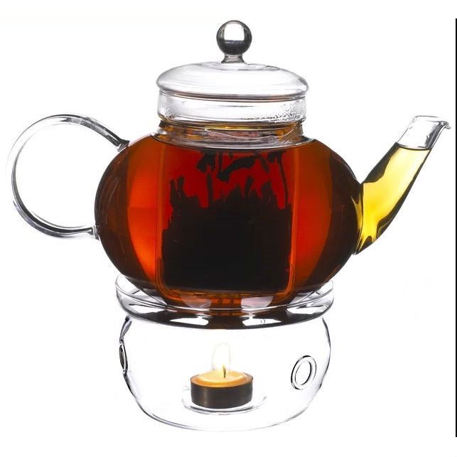 Borosilicate Glass 1.32 Quart Teapot with Removable Infuser-1