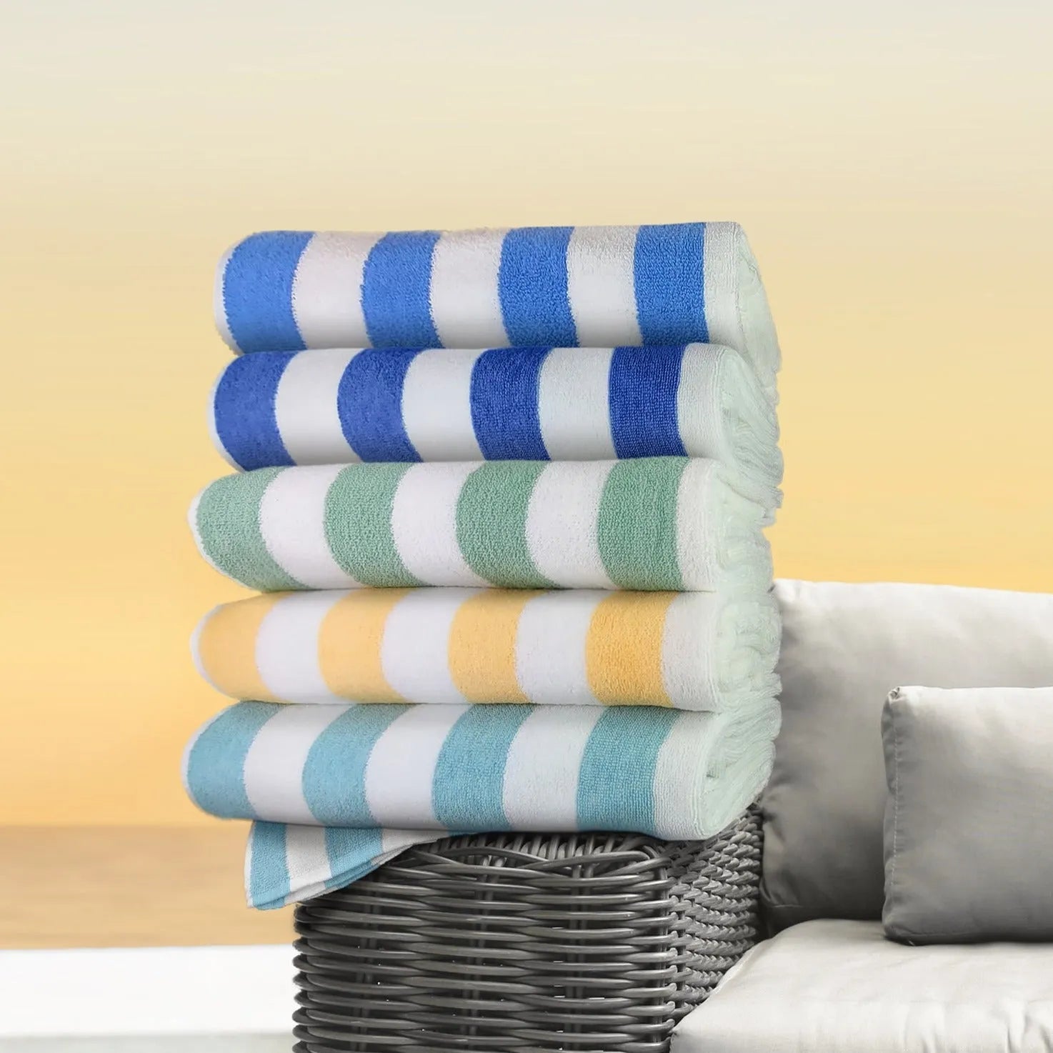 GOC Collection Cabana Pool Towels 6 PK-6