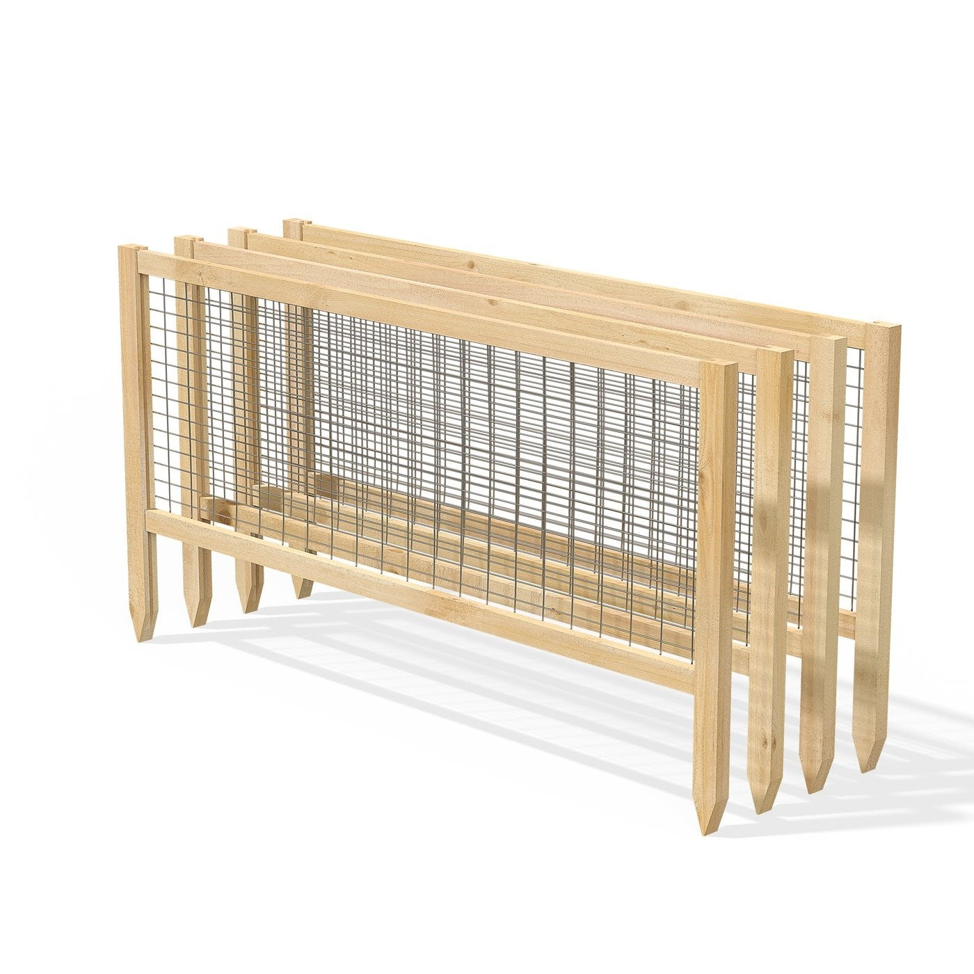 4 Pack Cedar Garden Trellis Set - 45 x 23.5 inch Each - Made in USA-0