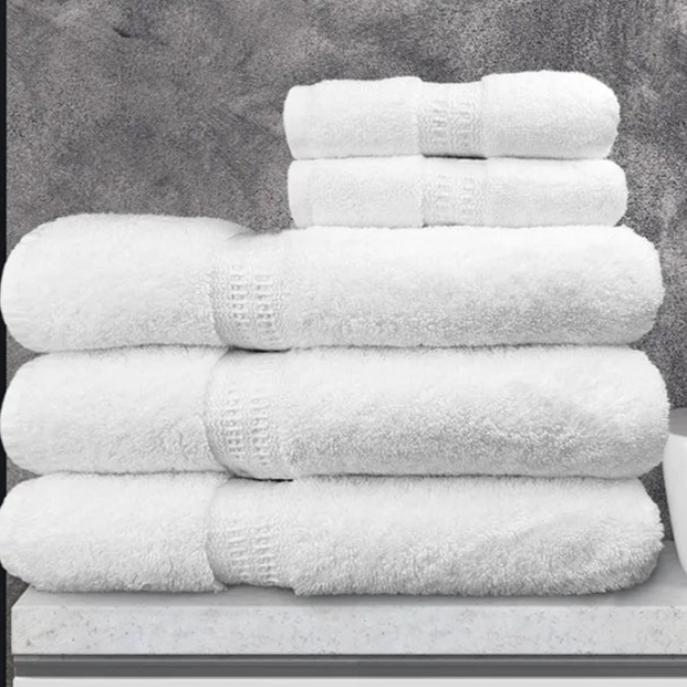 GRS Collection 100% Cotton Ring-Spun Premium Towels-2