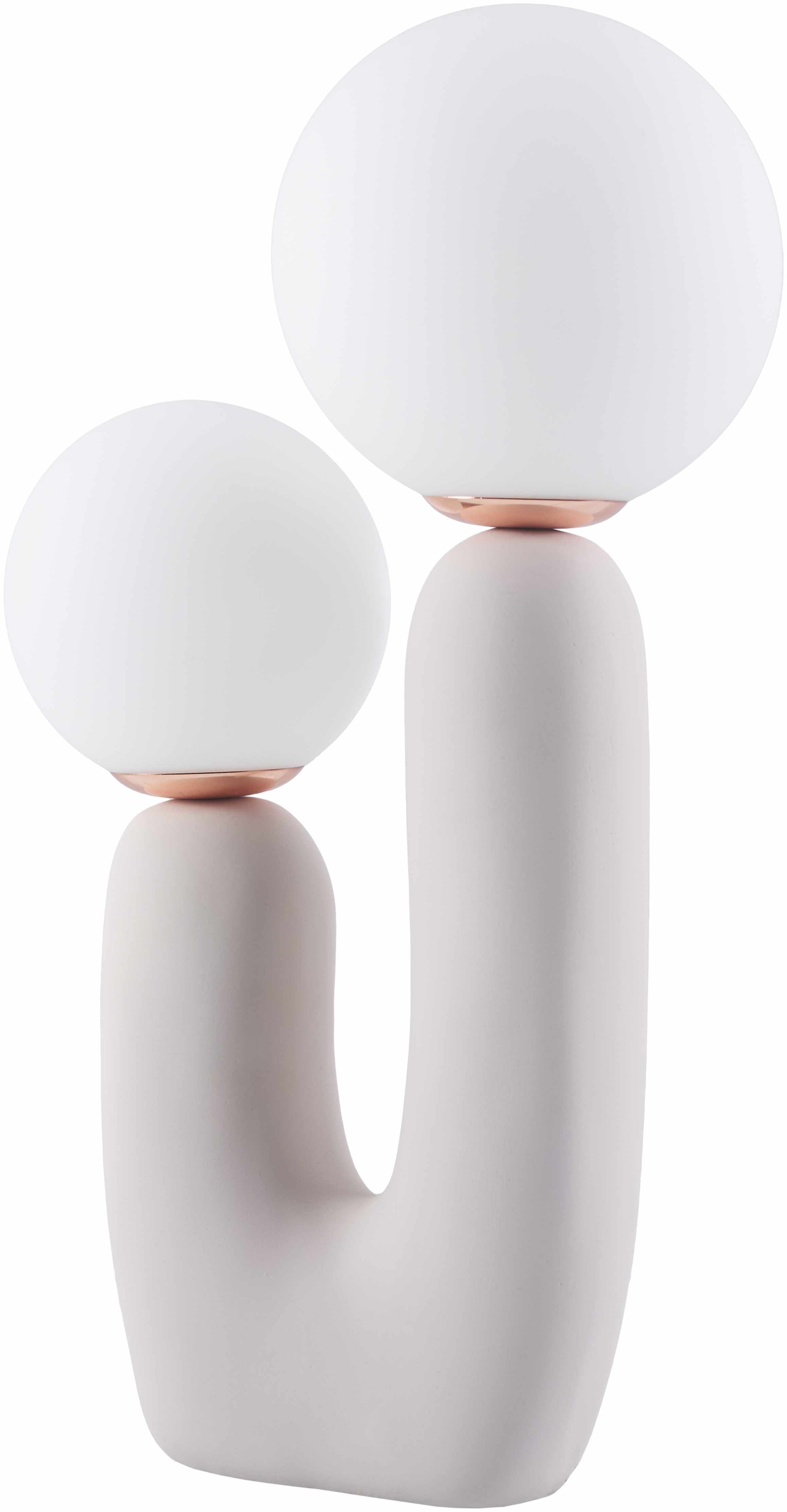 Gallodoro Cream Resin Table Lamp-1