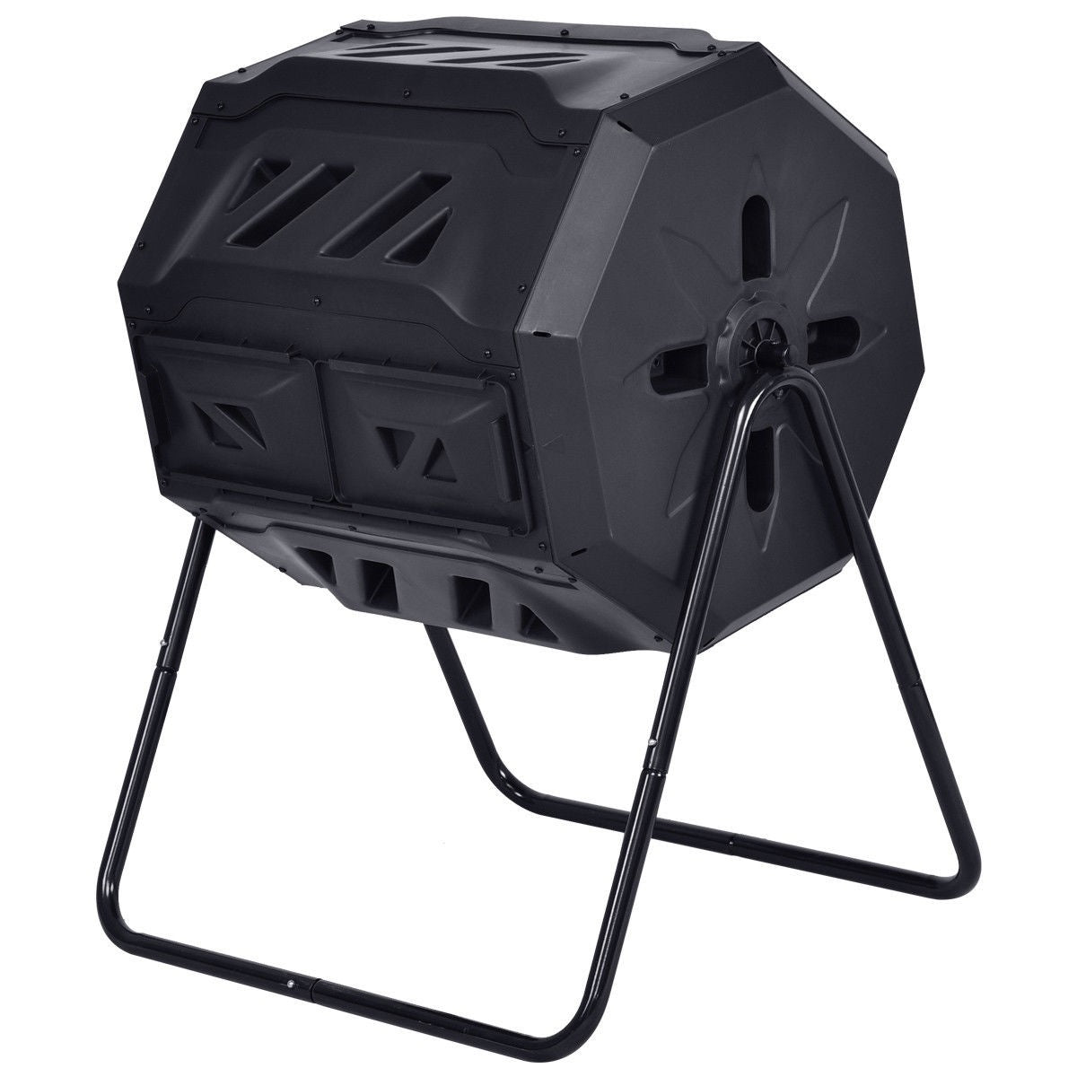 Outdoor 43-Gallon Compost Bin Tumbler Home Garden Composter-0