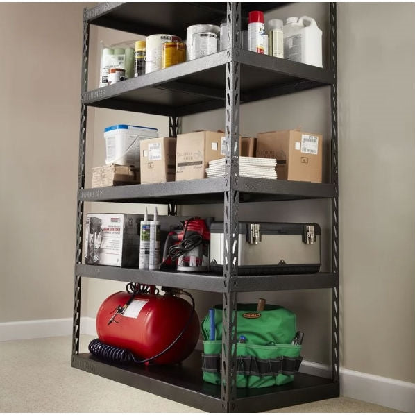 Heavy Duty 48-inch Wide 5-Shelf Metal Shelving Unit-1