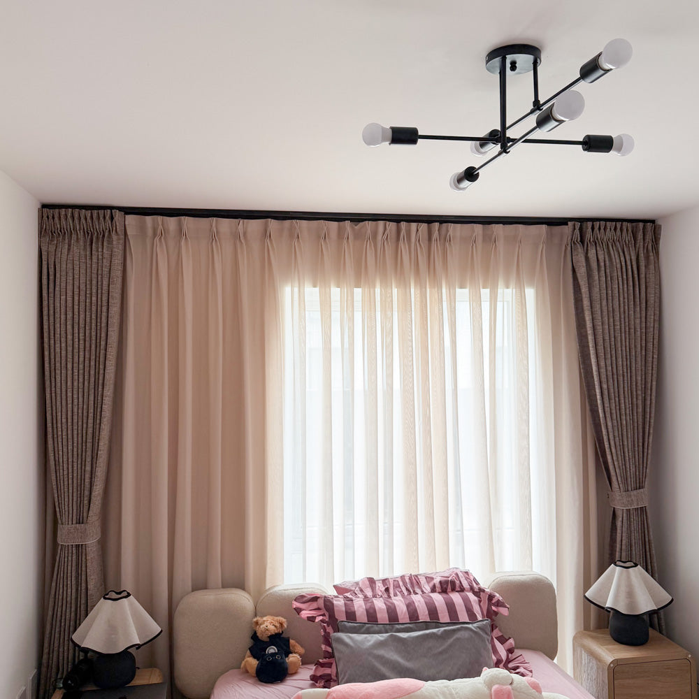 Gabriel 100% Blackout Linen Thermal Curtains