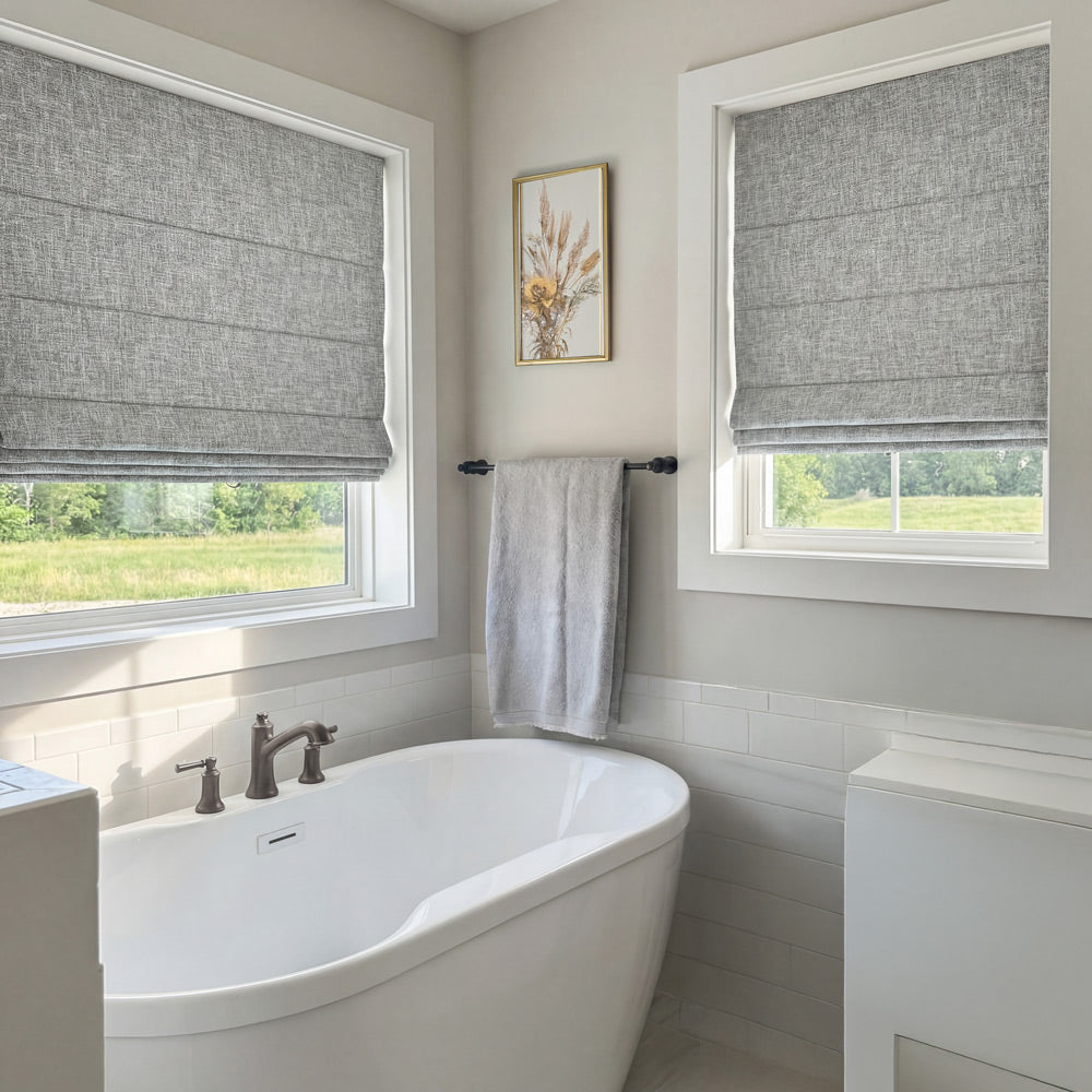 Gabriel Linen Blackout Roman Shade