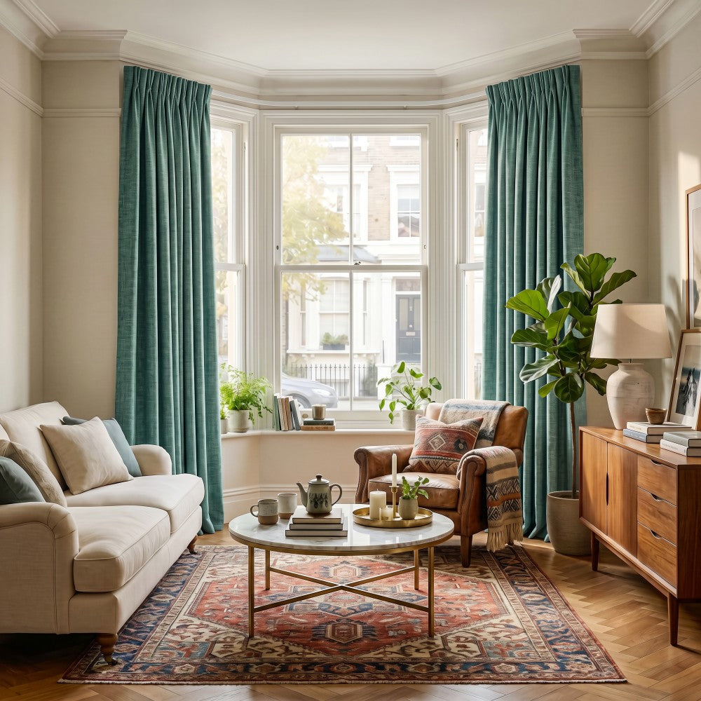 Gabriel 100% Blackout Linen Thermal Curtains