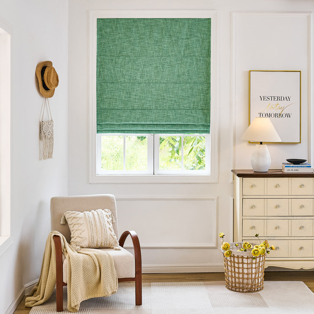 Gabriel Linen Blackout Roman Shade