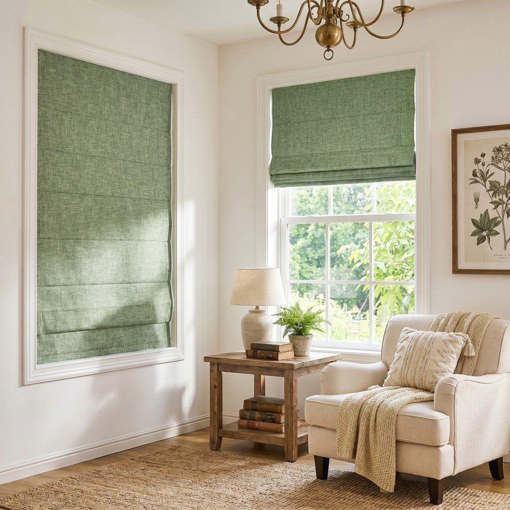 Gabriel Linen Blackout Roman Shade