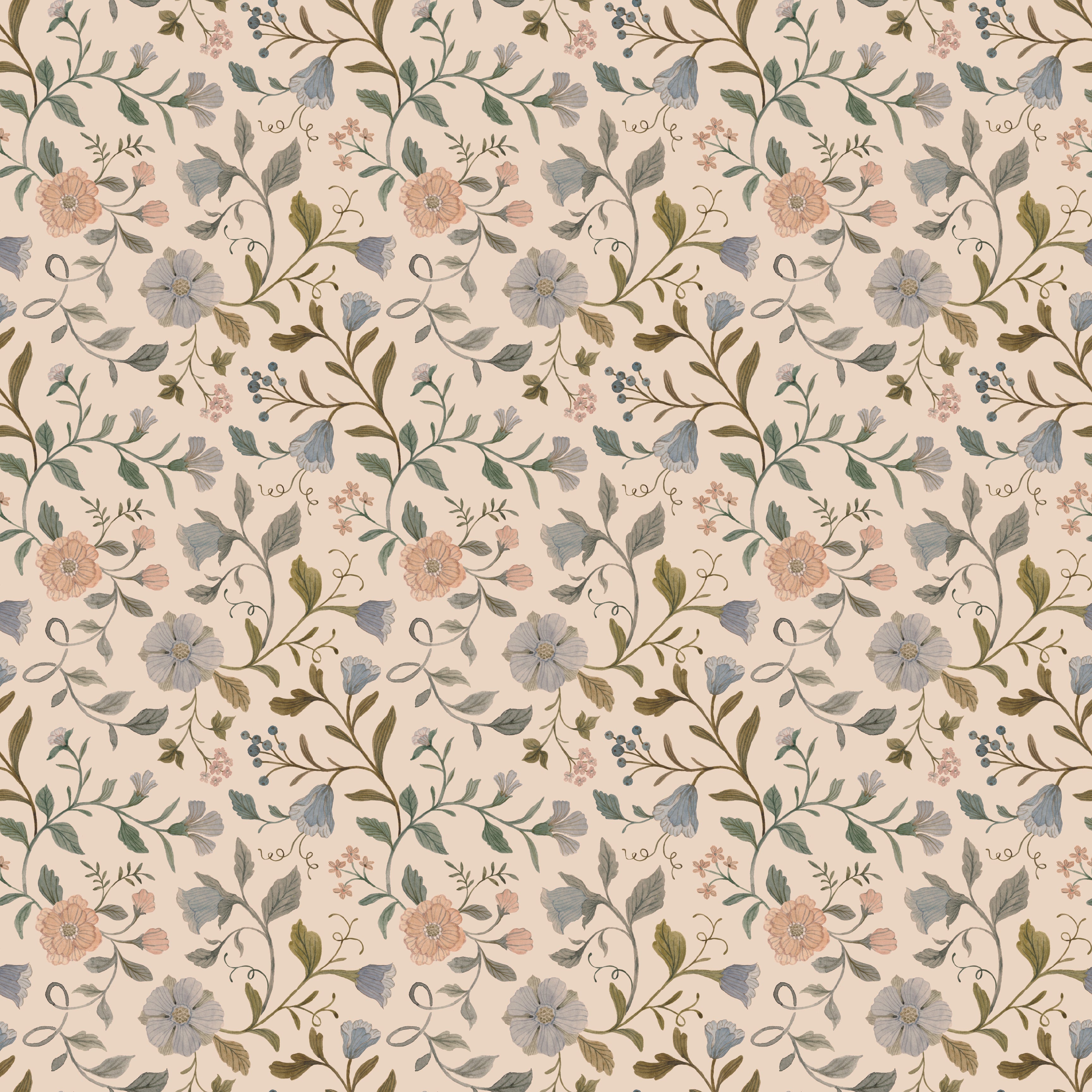 Garnet Wallpaper by Daphne and Sage