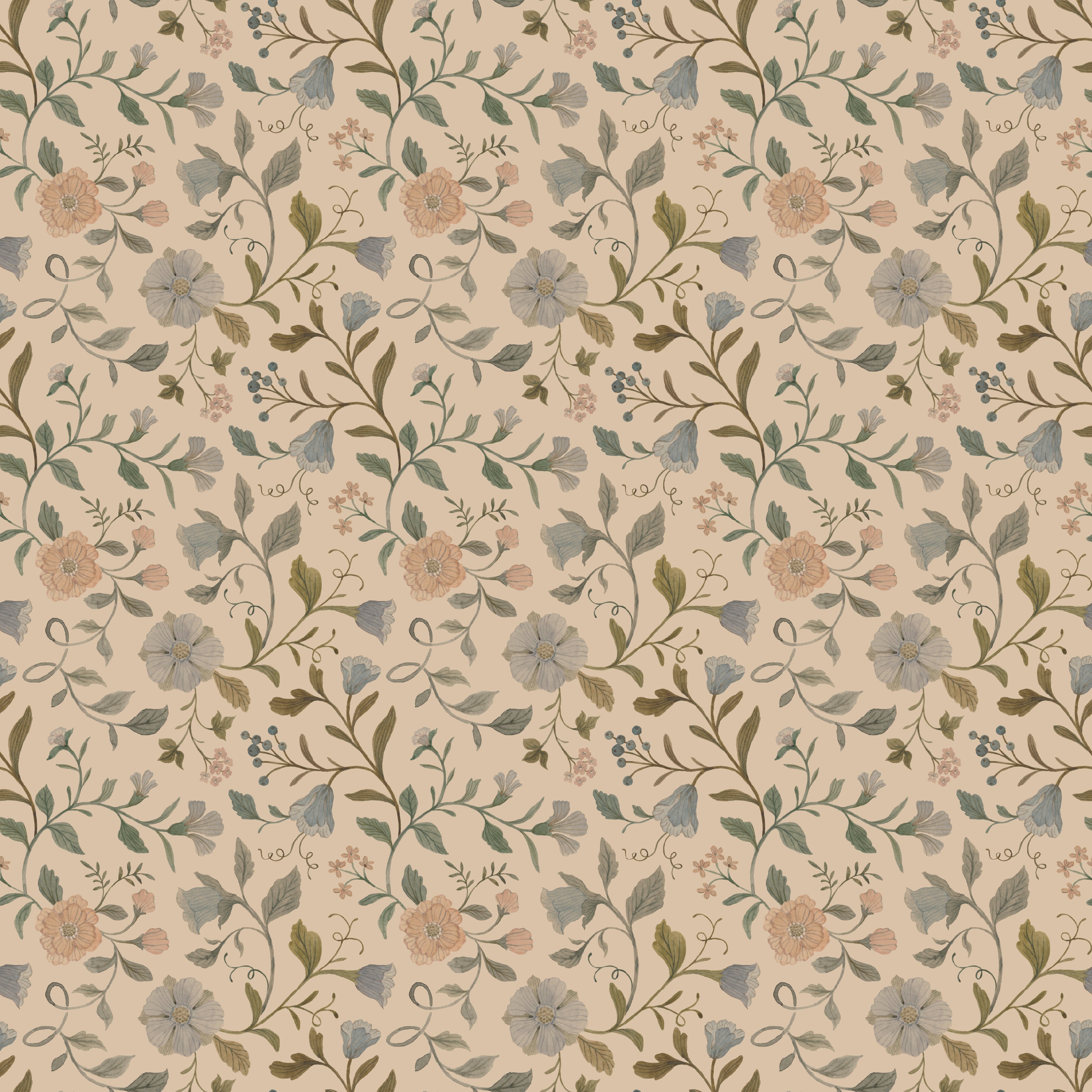 Garnet Wallpaper by Daphne and Sage