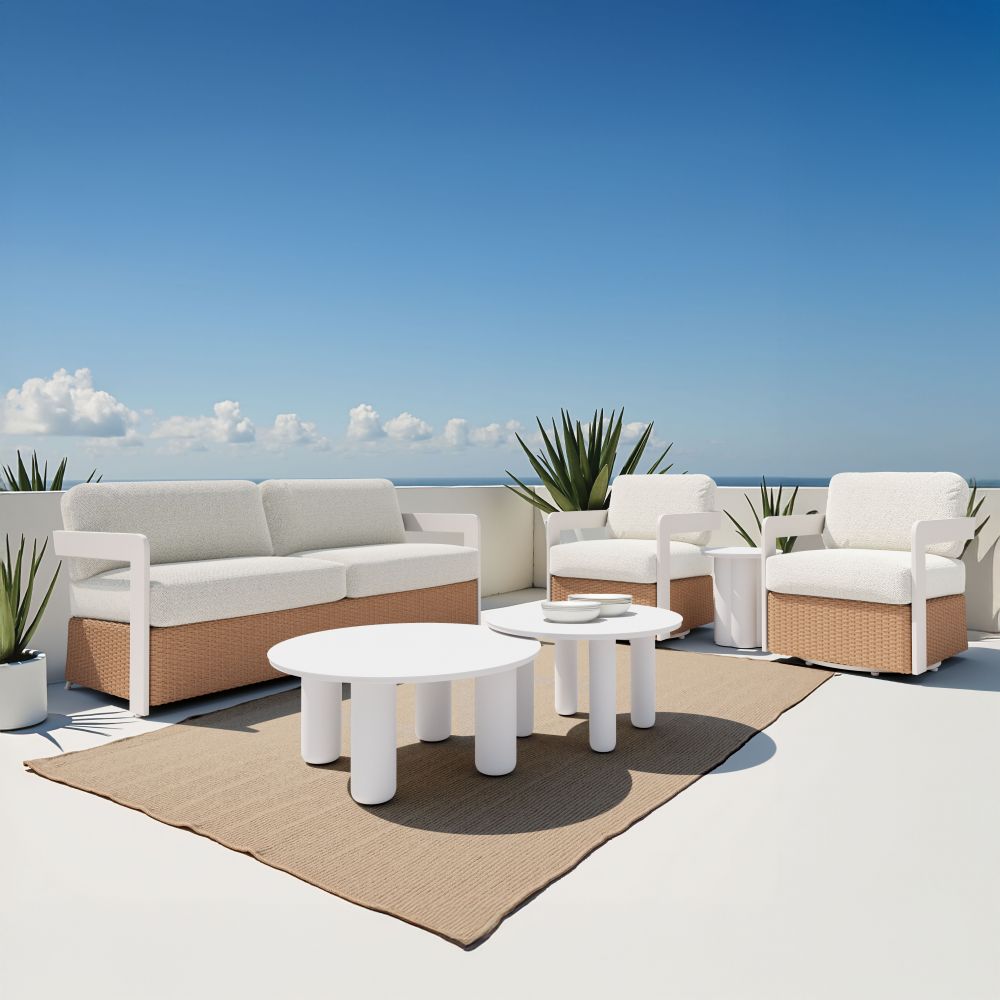 Gelo Olefin Fabric Outdoor Sofa