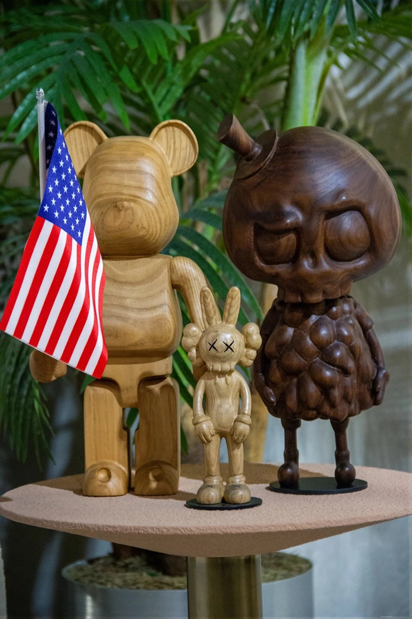 Handcrafted Tycoco Wooden Sculpture - 15" Tall