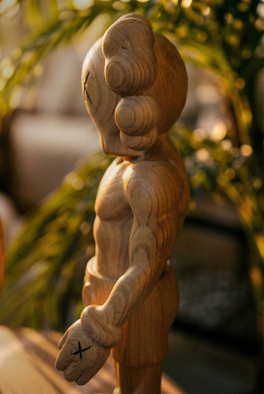 Handcrafted Wooden Bear Sculpture