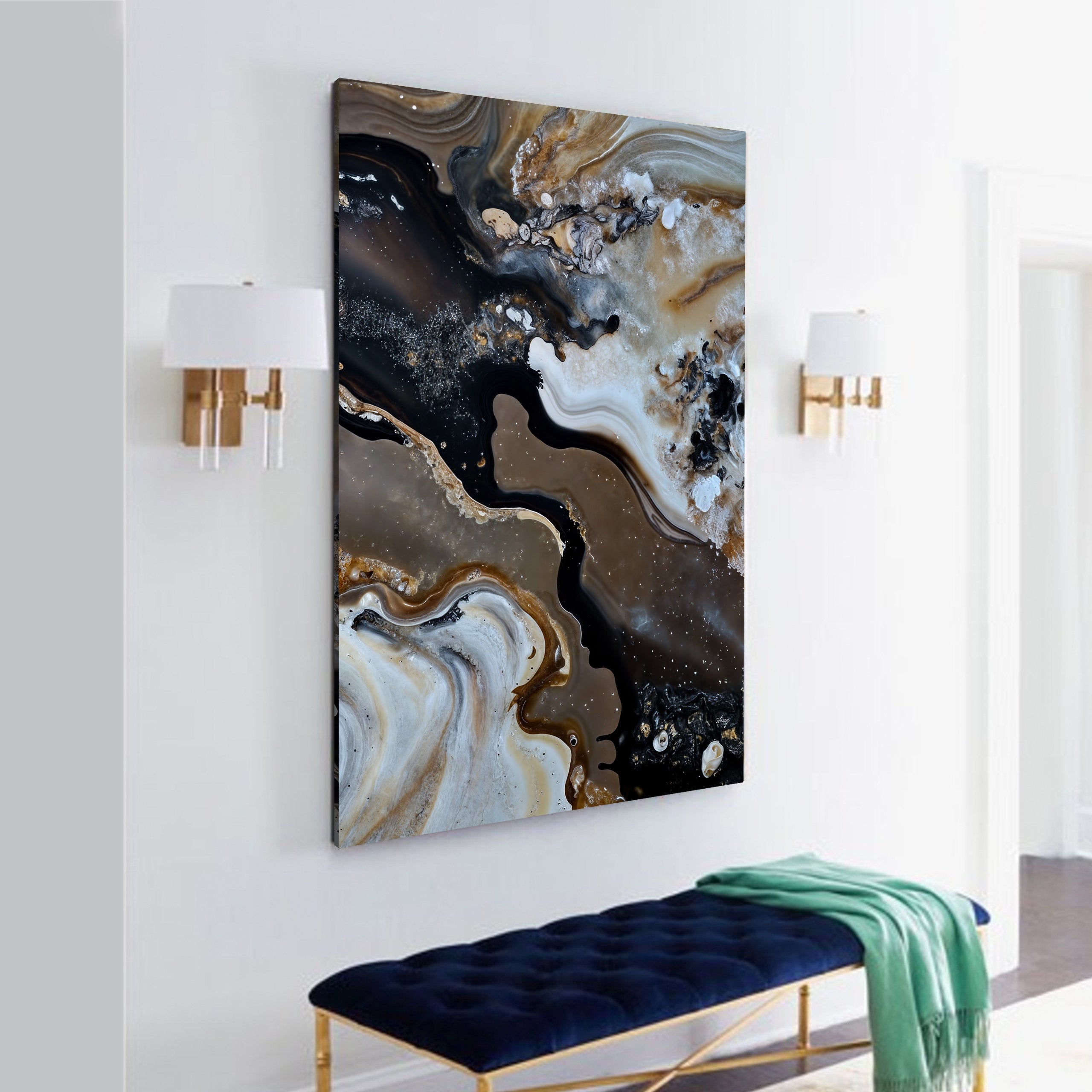 Canvas Print: "Geode Whispers II"