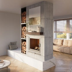 Barn Beam Fireplace Mantel Shelf
