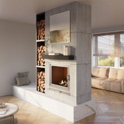 Barn Beam Fireplace Mantel Shelf
