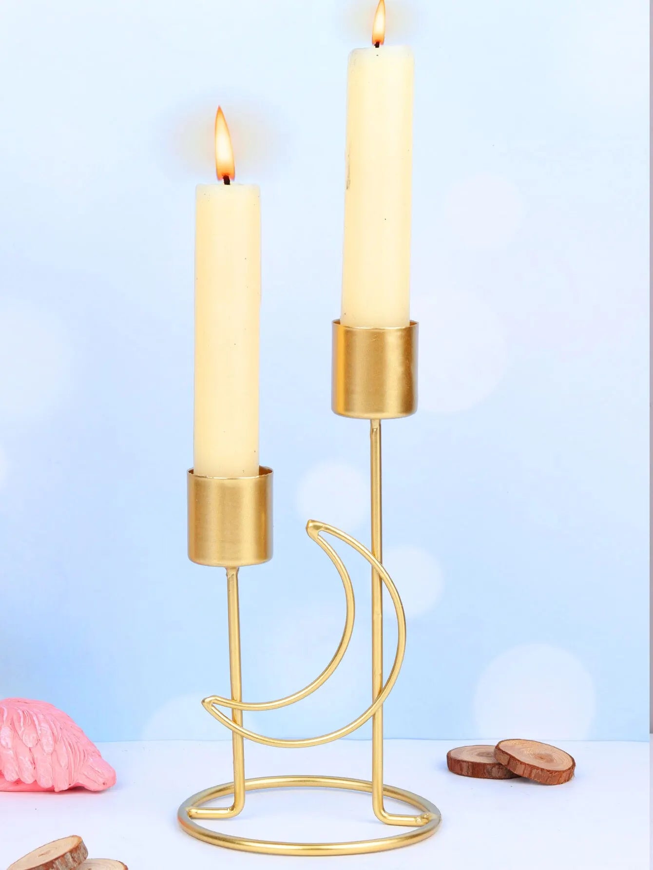 Gold Candlestick Holder-1