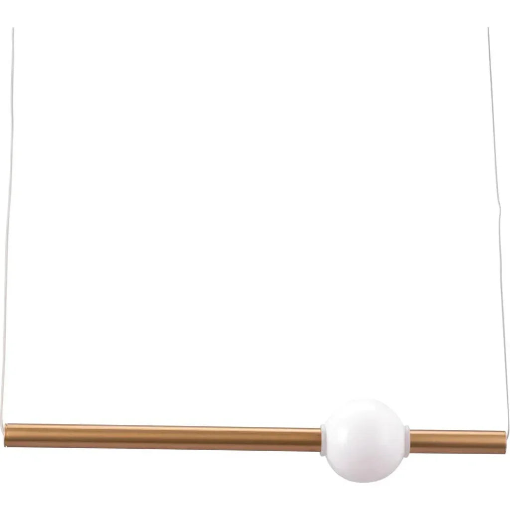 Golden Pendant Adeo Ceiling Lamp Brass