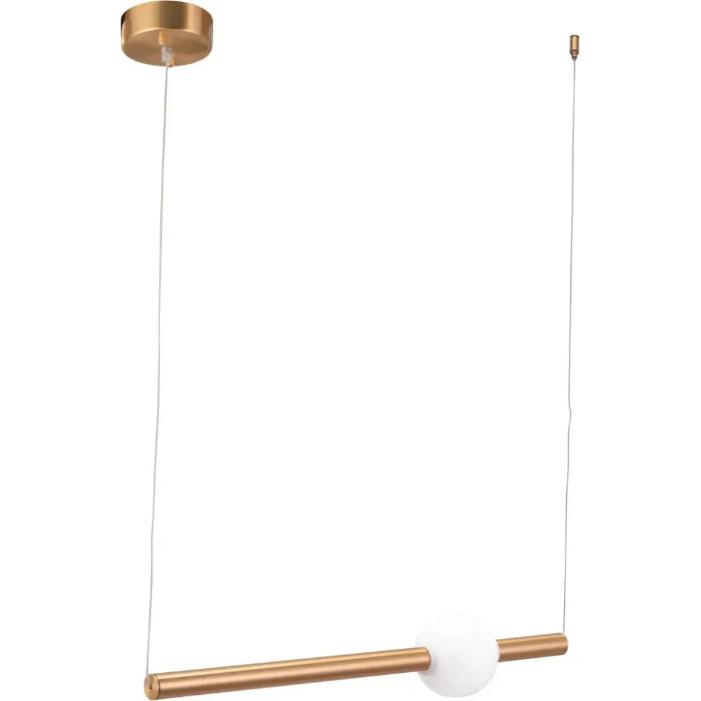 Golden Pendant Adeo Ceiling Lamp Brass