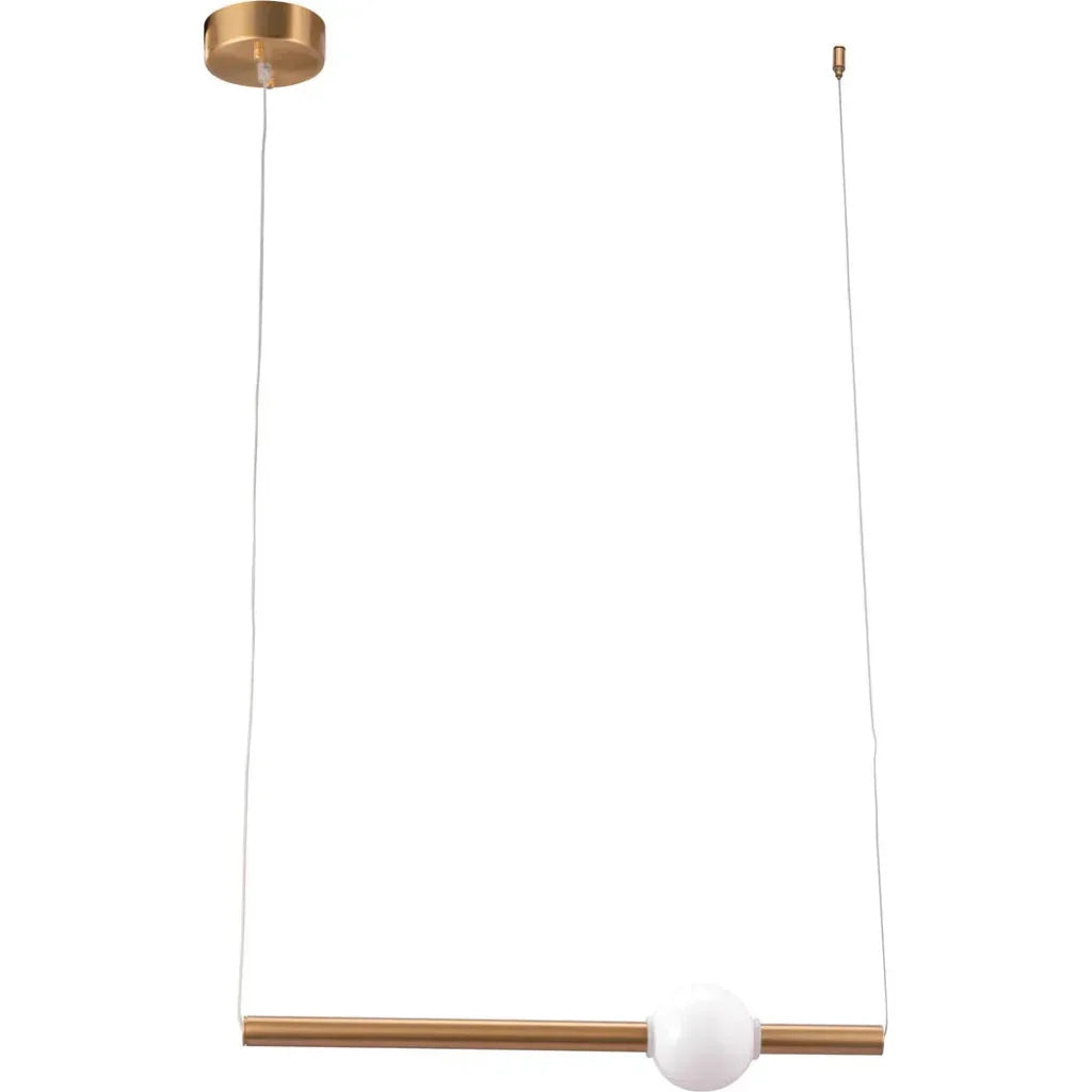 Golden Pendant Adeo Ceiling Lamp Brass