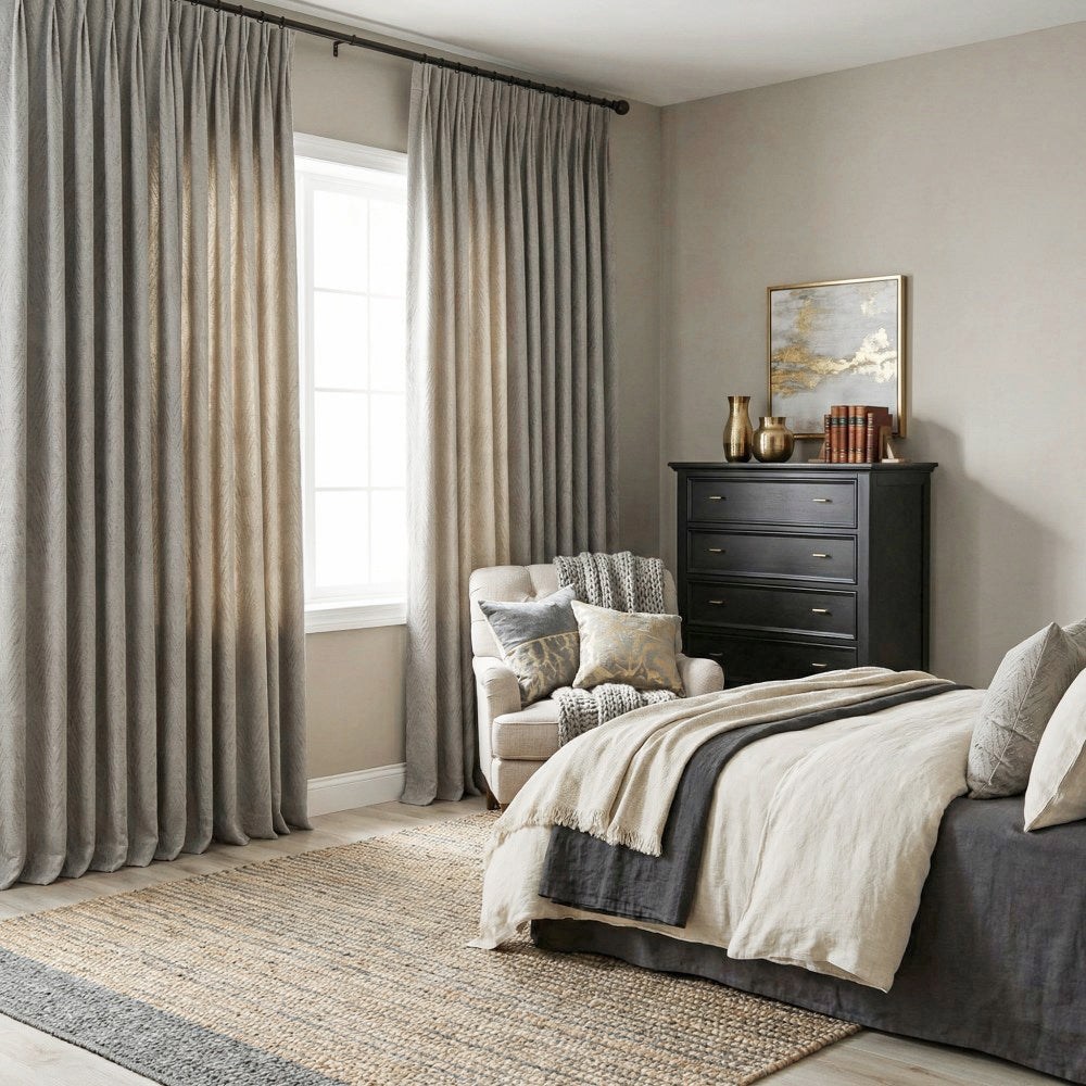Grace Delicate Diamond Custom Curtains