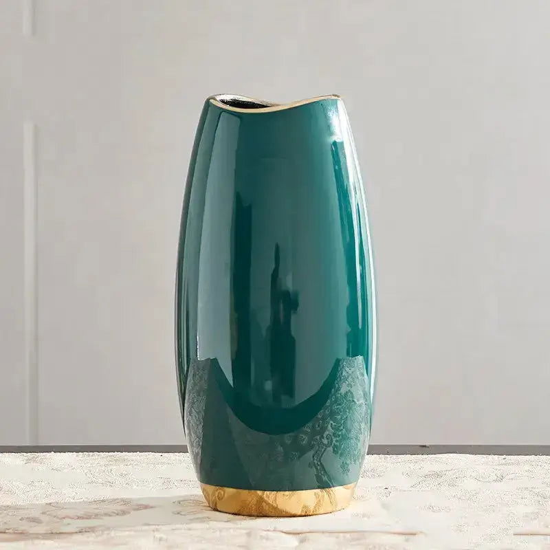 Green Ceramic Vase-2