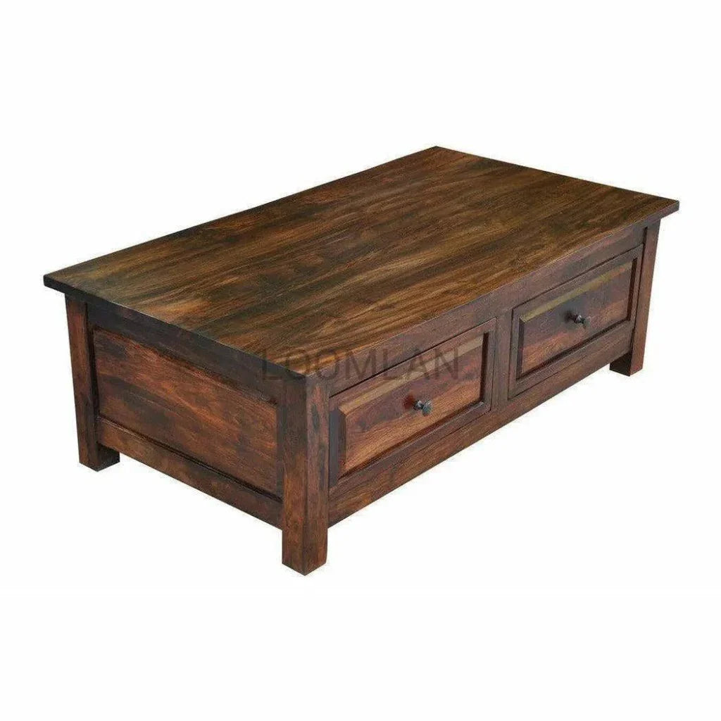 Greeth Wood Storage Coffee Table