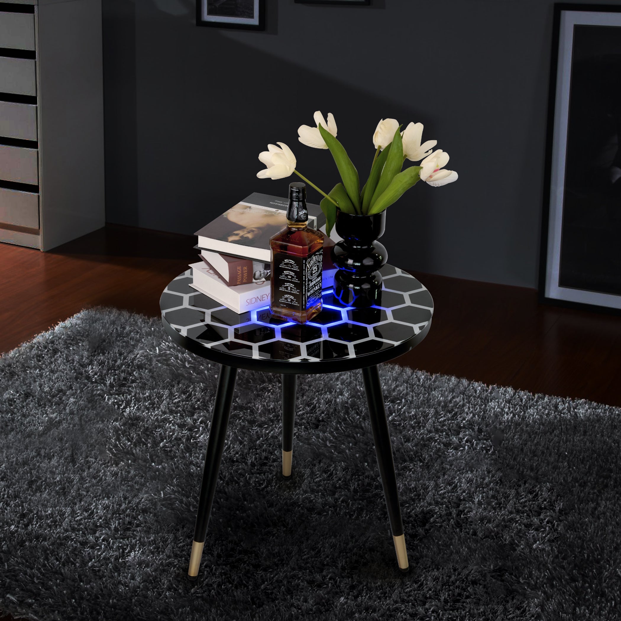 Innovative Touch-Sensitive Glow Coffee Table-3