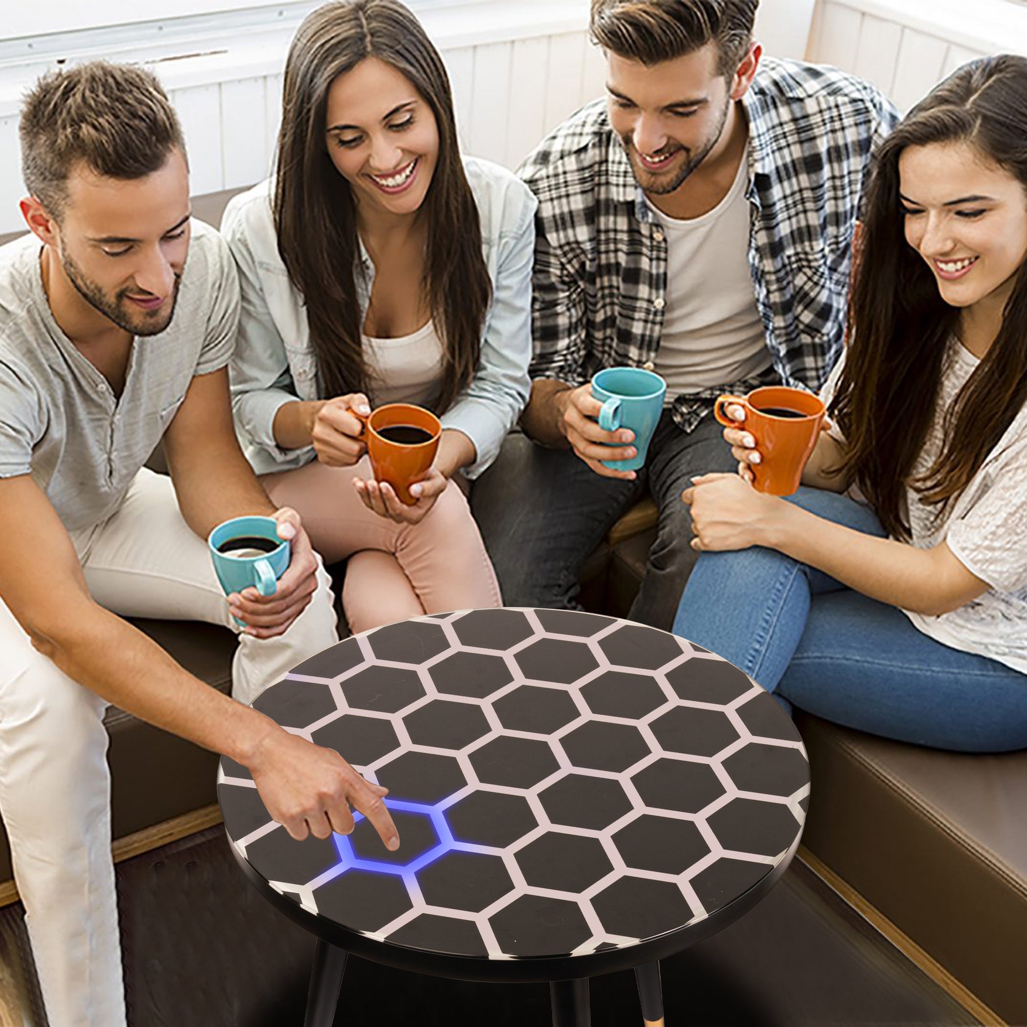 Innovative Touch-Sensitive Glow Coffee Table-0