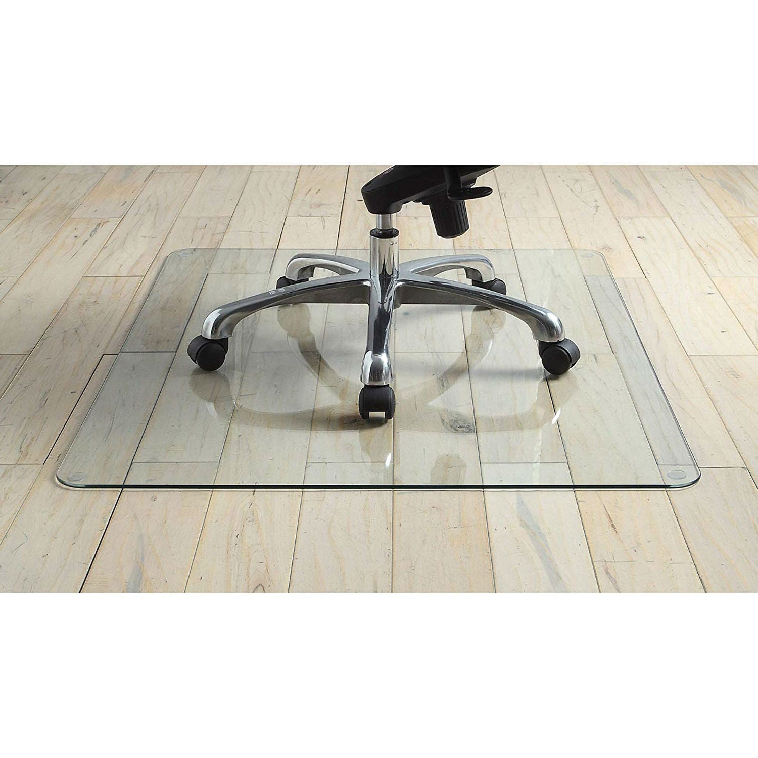 Heavy Duty 50 Inch Tempered Glass Chair Mat-2