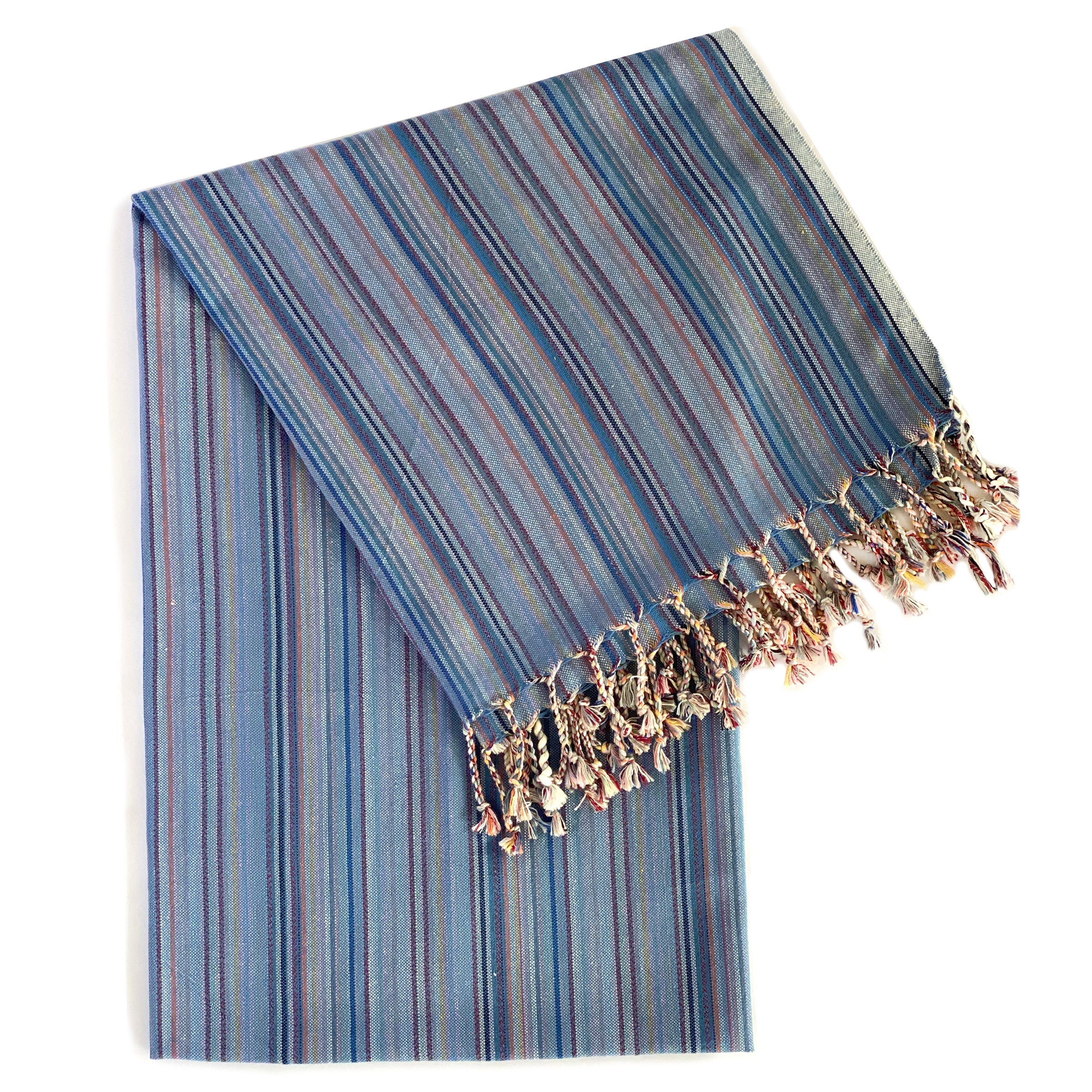 Casablanca Sustainable Turkish Towel / Blanket - Indigo-0