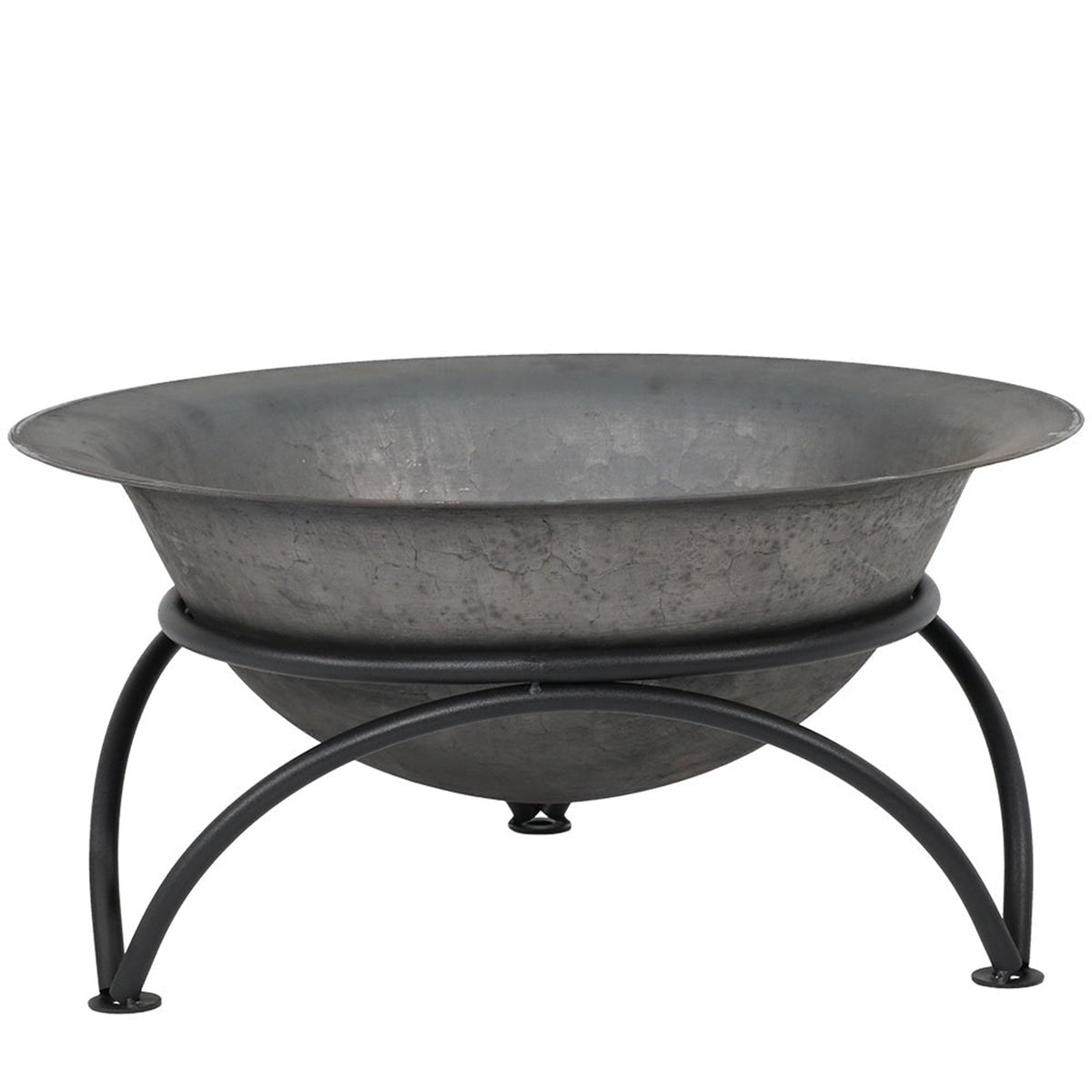 23.5 inch Wood-Burning Small Cast Iron Fire Pit Bowl with Stand-1