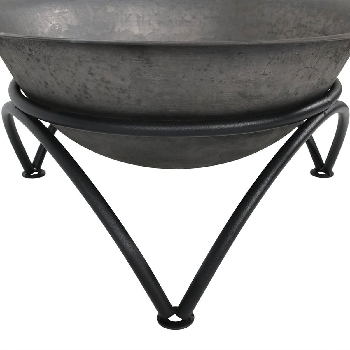 23.5 inch Wood-Burning Small Cast Iron Fire Pit Bowl with Stand-2