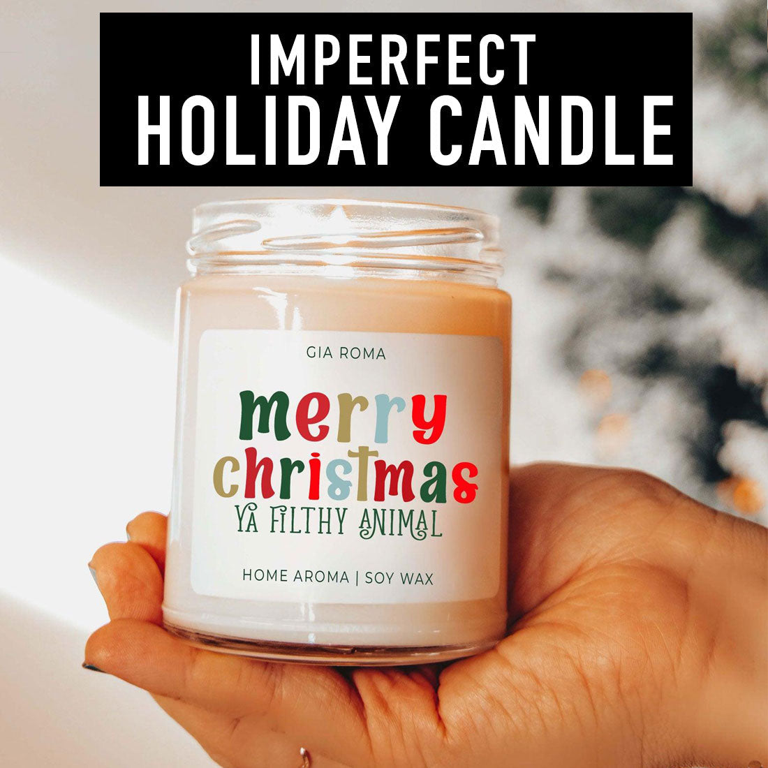 IMPERFECT Holiday Candle-0