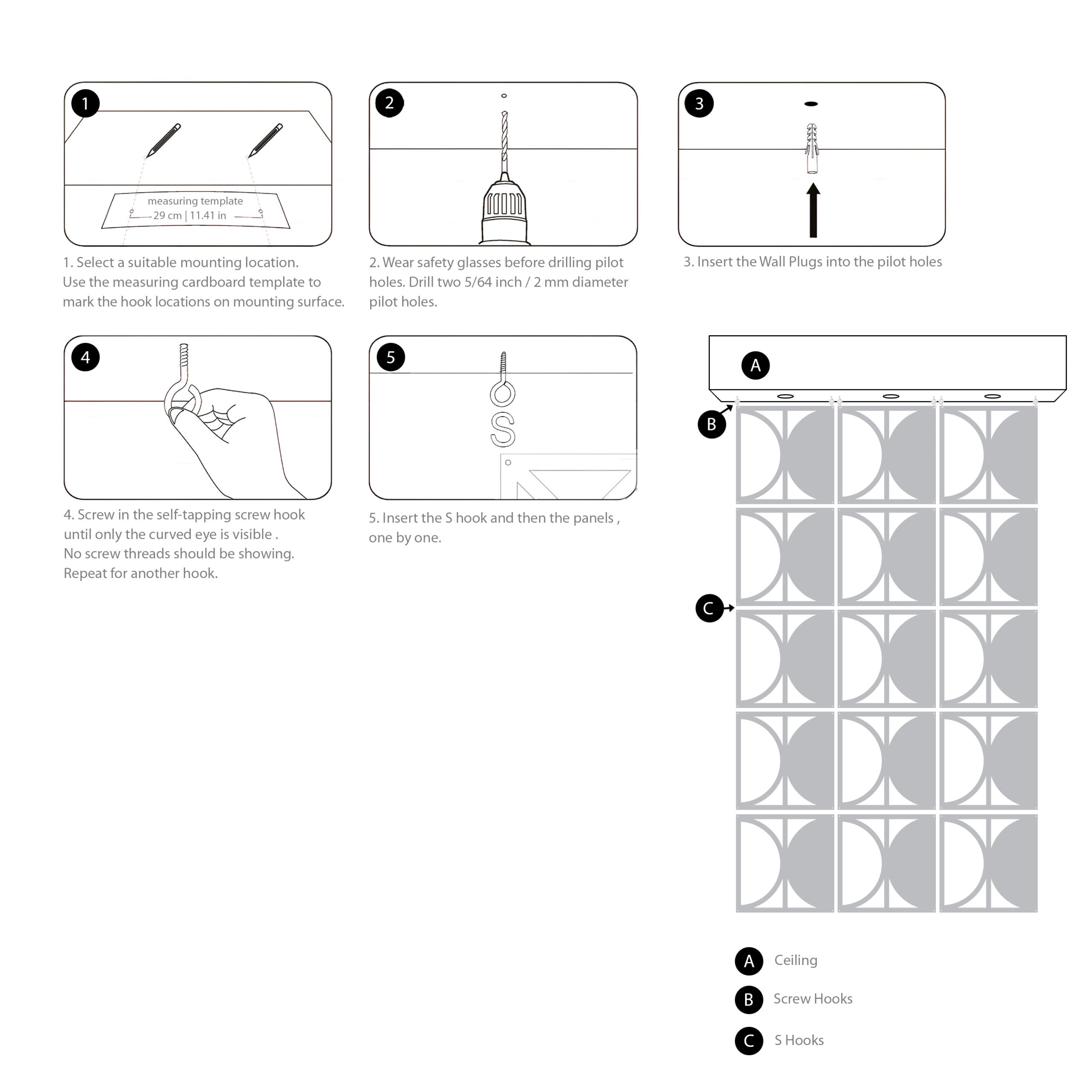 Ovar Suspended Room Divider-4