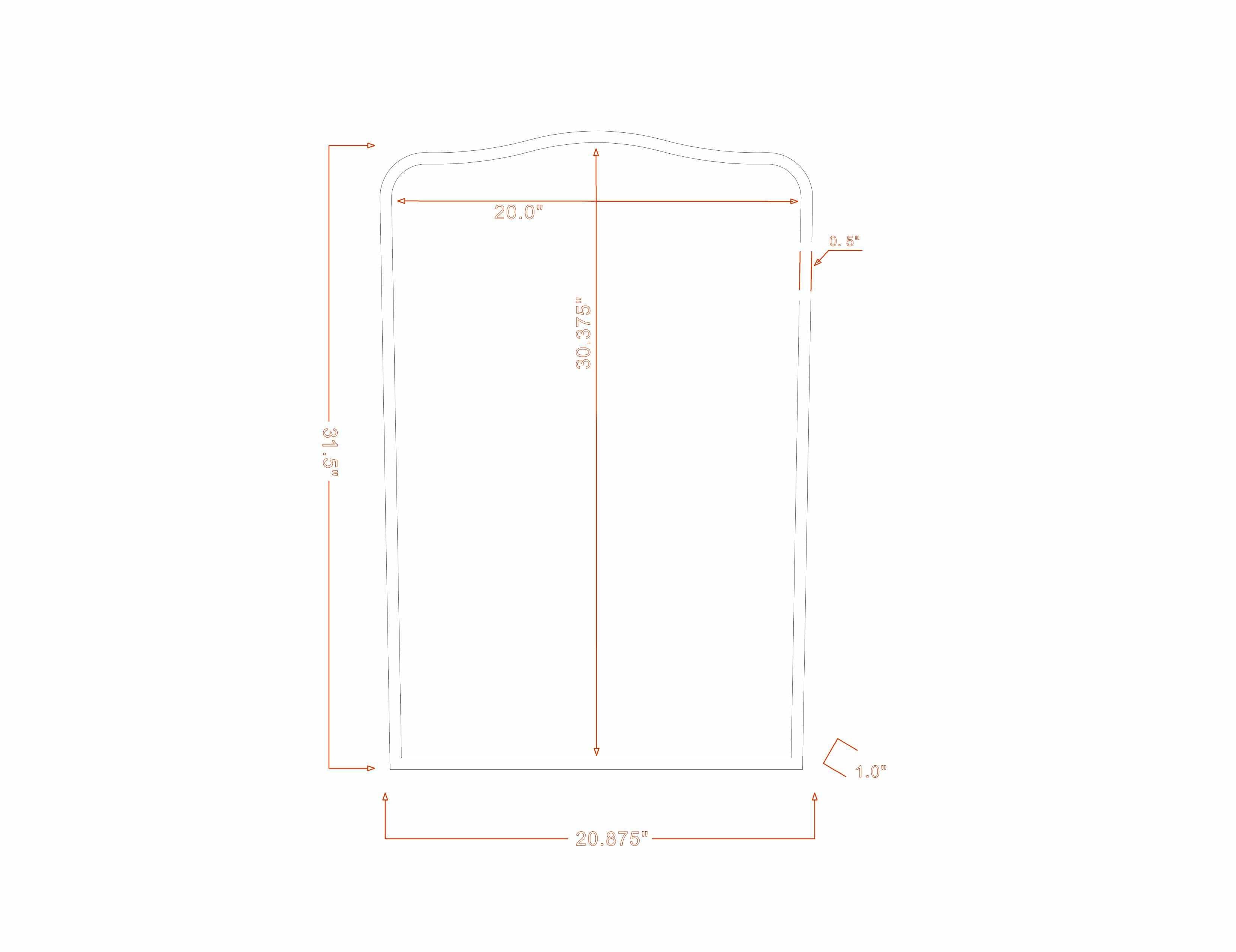 Haarsteeg Metallic Wall Mirror-3