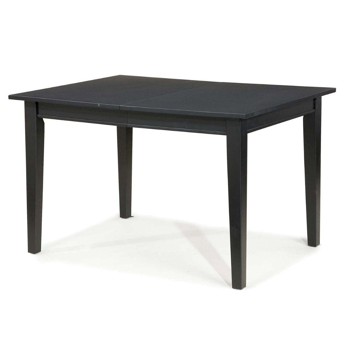 Space Saving Expandable Dining Table 48-66-inch in Ebony Black Wood Finish-0