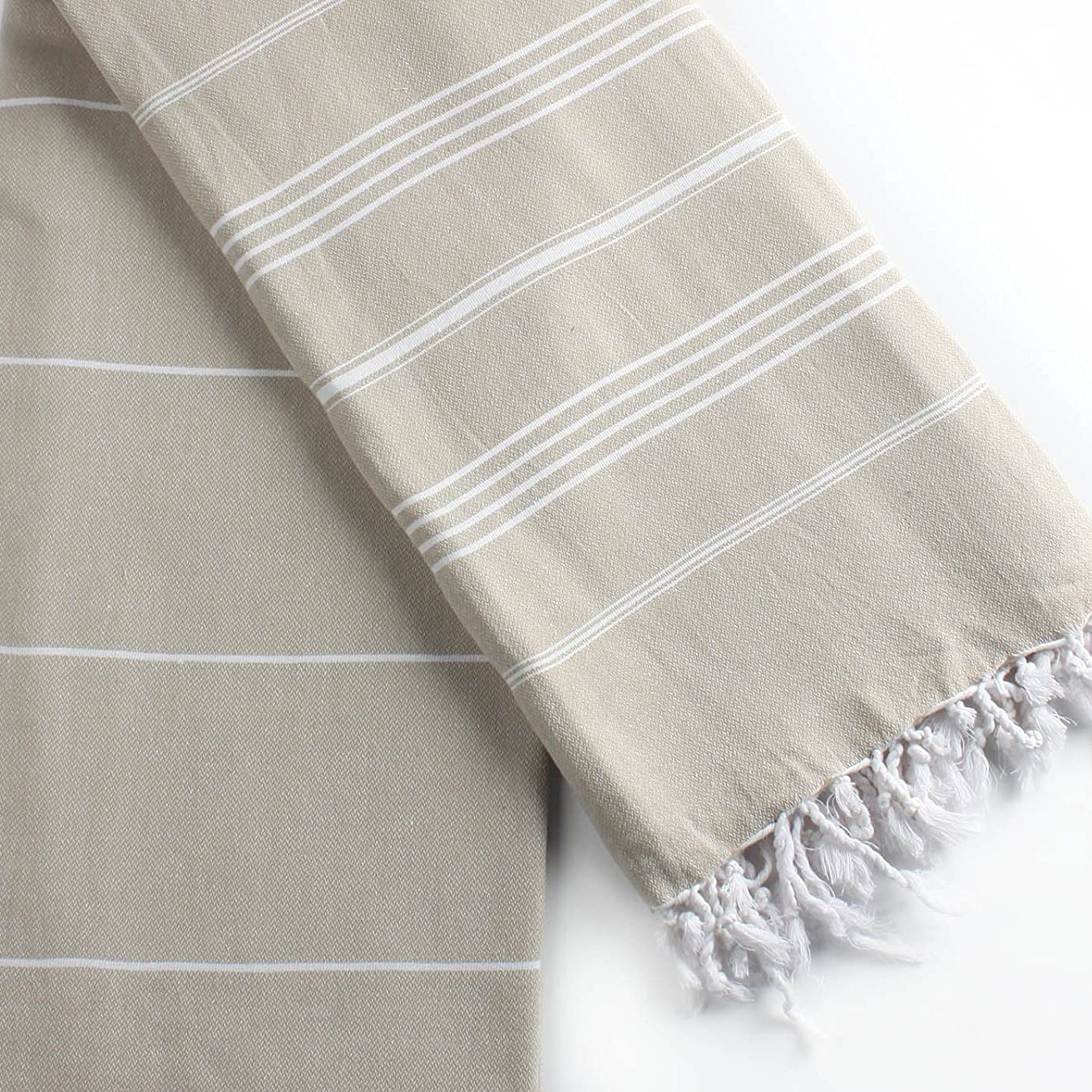 Pure Series Sustainable Turkish Towel Beige-4