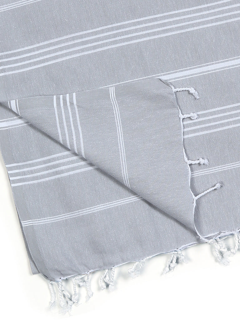 Pure Series: Sustainable Turkish Towel - Gray-2