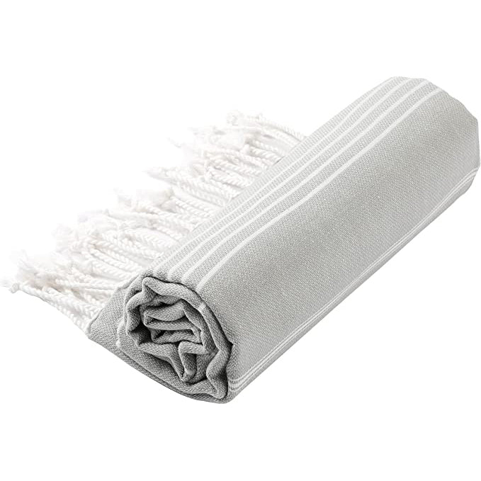 Pure Series: Sustainable Turkish Towel - Gray-3