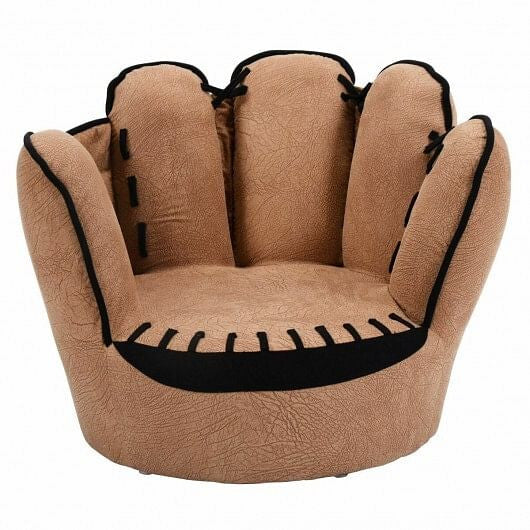 Household Five Fingers Baseball Glove Shaped Kids Leisure Upholstered Sofa-0