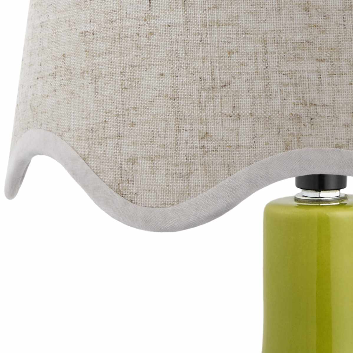 Atenxoxola Green Ceramic Table Lamp-2