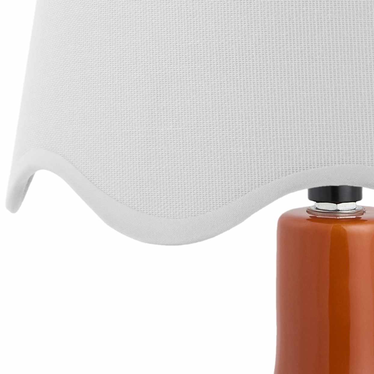 Atenxoxola Red Ceramic Table Lamp-2