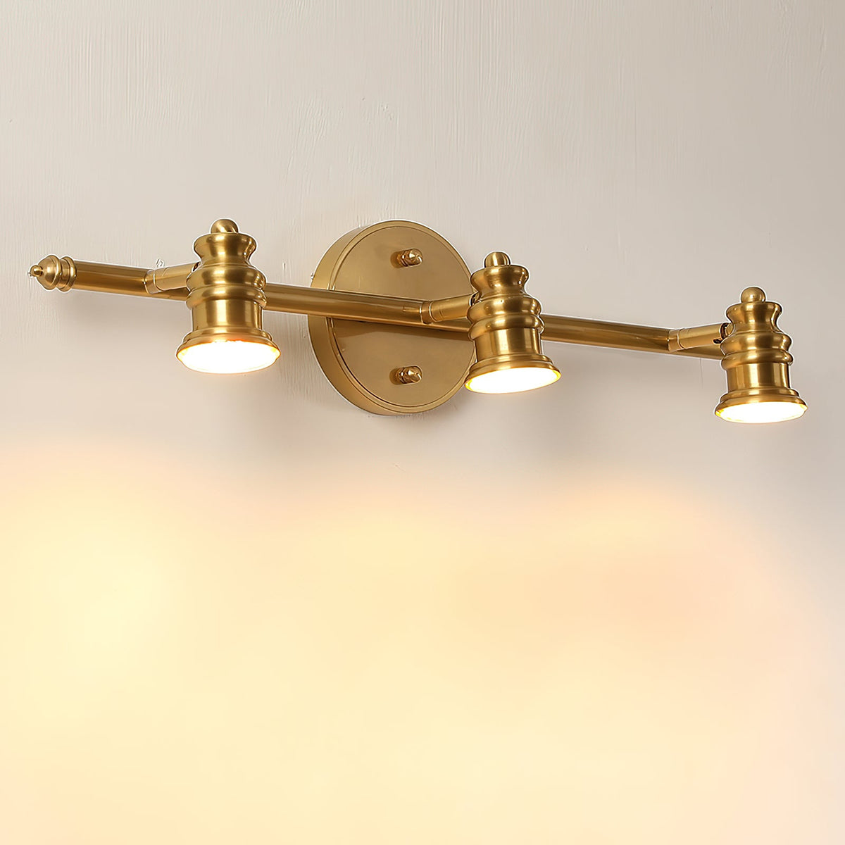 Vantage Series | Brass Linear Spotlight Bar with MR16 LED Heads for Vanity Lighting