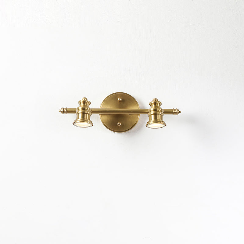 Vantage Series | Brass Linear Spotlight Bar with MR16 LED Heads for Vanity Lighting